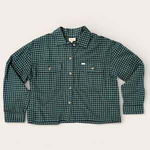 Brixton Women's Bowery L/S Flannel Shirt in Silver Pine Check